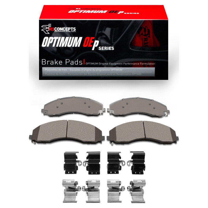 Ford F-450 Super Duty Brake Pads - Front/Rear - R1 Concepts - Optimum OE - `17-`24 Ford F-450 Super Duty Brake Pads - Front/Rear - R1 Concepts - Optimum OE - `17-`24